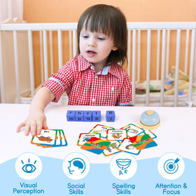 Edulok Word Race Cube buzzer fosters interactive, engaging spelling rounds.