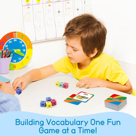 Edulok Word Race Cube supports holistic literacy through word games and matching.