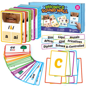 Edulok phoneme mouth articulation cards for precise pronunciation practice.