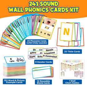 Edulok word and picture cards to illustrate example usage.