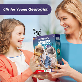 Geode varieties from EDUMAN showcase natural color and sparkle for discovery