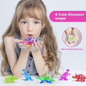EDUMAN Dino Soap Kit fragrances provide pleasant scents during making.