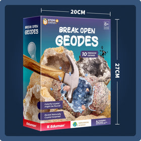 EDUMAN magnifying glass lets kids inspect crystal details up close