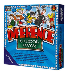 Edupress Inference School Days Game blue level box front for classroom learning