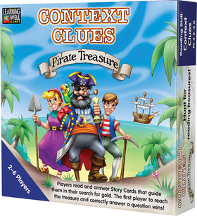 Edupress Learning Well Context Clues board game, blue level, boosts reading comprehension through clues
