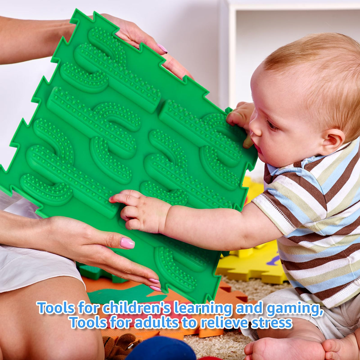 Edusense tiles easy to clean and maintain for regular use.