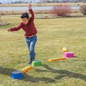 edxeducation Step-a-Trail stacking and storage showing portability