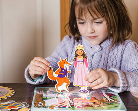 eeBoo Fairytale Spinner Game magical object visuals add sparkle