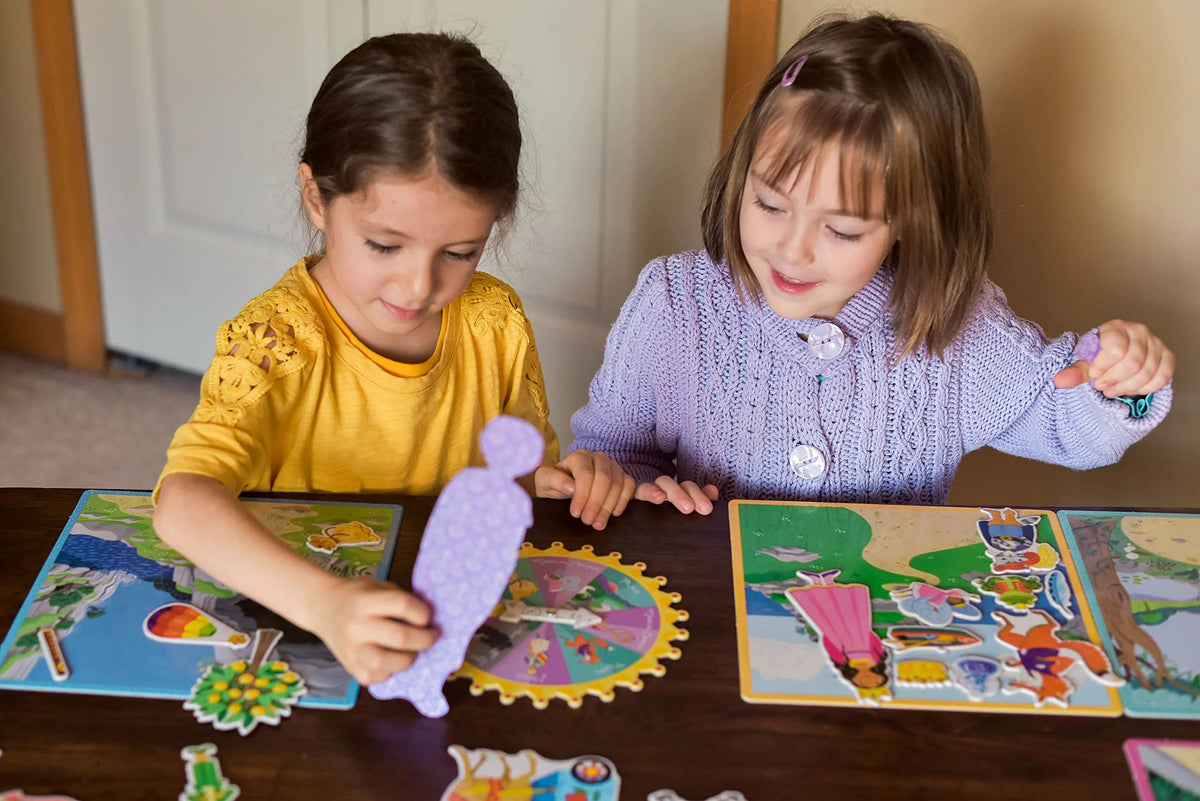 eeBoo Fairytale Spinner Game rival piece encourages empathy in tales