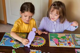 eeBoo Fairytale Spinner Game rival piece encourages empathy in tales