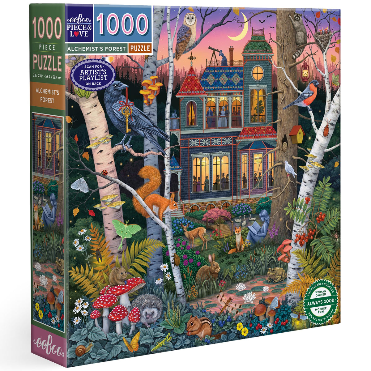 eeBoo Alchemist's Forest puzzle box ready for mindful, screen-free play.