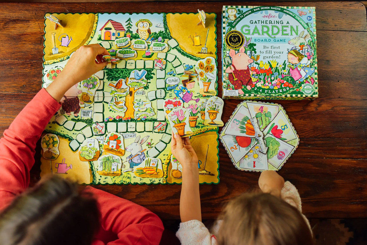 eeBoo Gathering a Garden plant tiles offer visual rewards for completing a garden