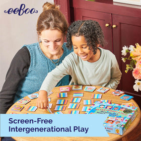eeBoo I Never Forget a Face family play setup for easy classroom or home sessions