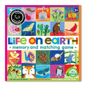 eeBoo Life on Earth tiles showcasing animal illustrations for learning and recall.