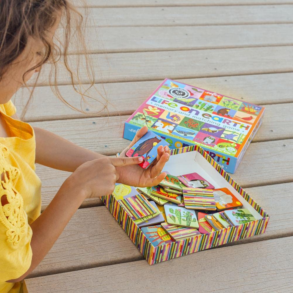 eeBoo Life on Earth sturdy tile design built for durable family play.