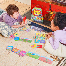 Lion-shaped box design highlighting sustainable materials and kid-friendly packaging