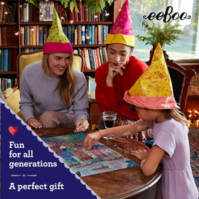 eeBoo Scottish Isle skyline and water puzzle; dynamic contrast boosts concentration.