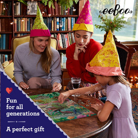 eeBoo Seasons in Kyoto puzzle panoramic sky view for a challenging solve