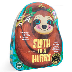 eeBoo Sloth in a Hurry spinner sparks quick storytelling and teamwork