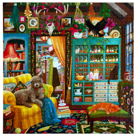 eeBoo Sorcerer's Den glossy pieces showcase vibrant artwork during solving.