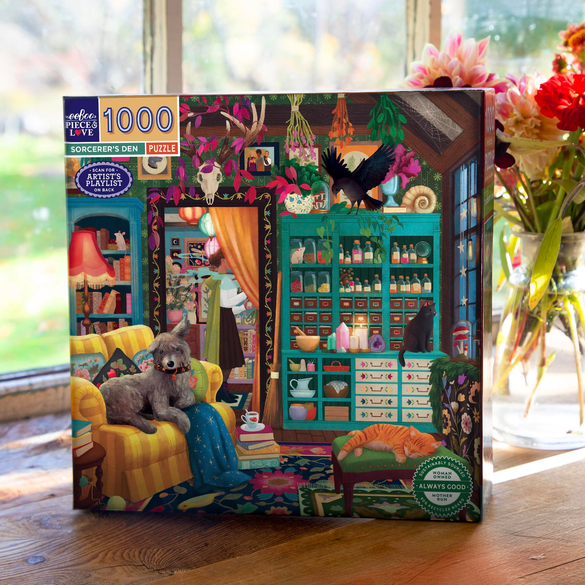 eeBoo Sorcerer's Den reference insert helps appreciate hidden details.