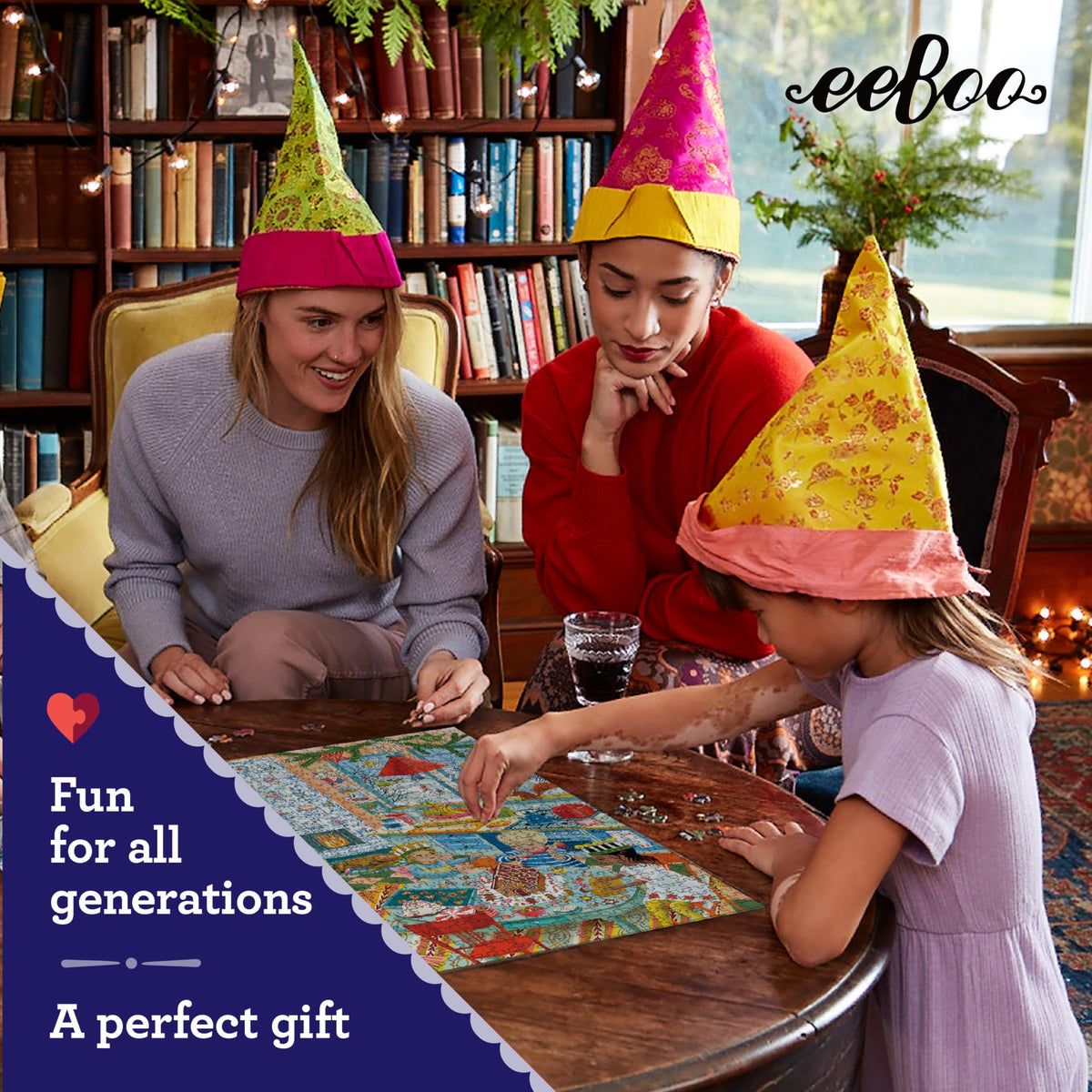 eeBoo Swedish Holiday Kitchen artist playlist QR code for immersive listening