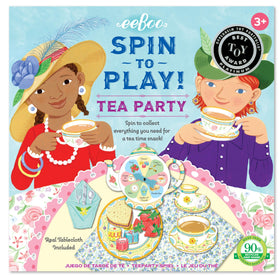 eeBoo Tea Party Spinner Game teapot spinner for cooperative play and social skills