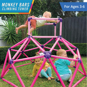 Eezy Peezy Interlocking Post Assembly enables quick, easy setup for playtime