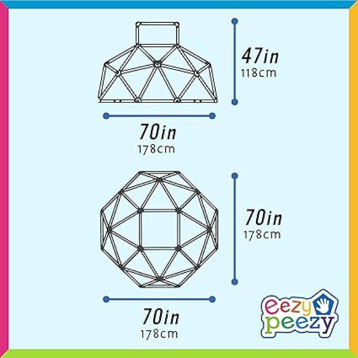 Eezy Peezy Monkey Bars Climbing Tower offers UV-protected fun in sunny yards