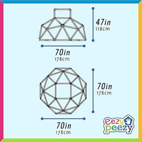 Eezy Peezy Monkey Bars Climbing Tower offers UV-protected fun in sunny yards