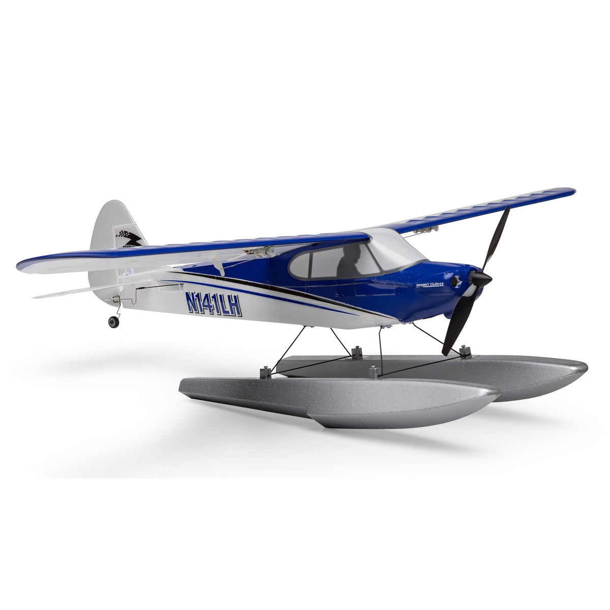 E-flite UMX Carbon Cub SS float set on-water stability for takeoffs