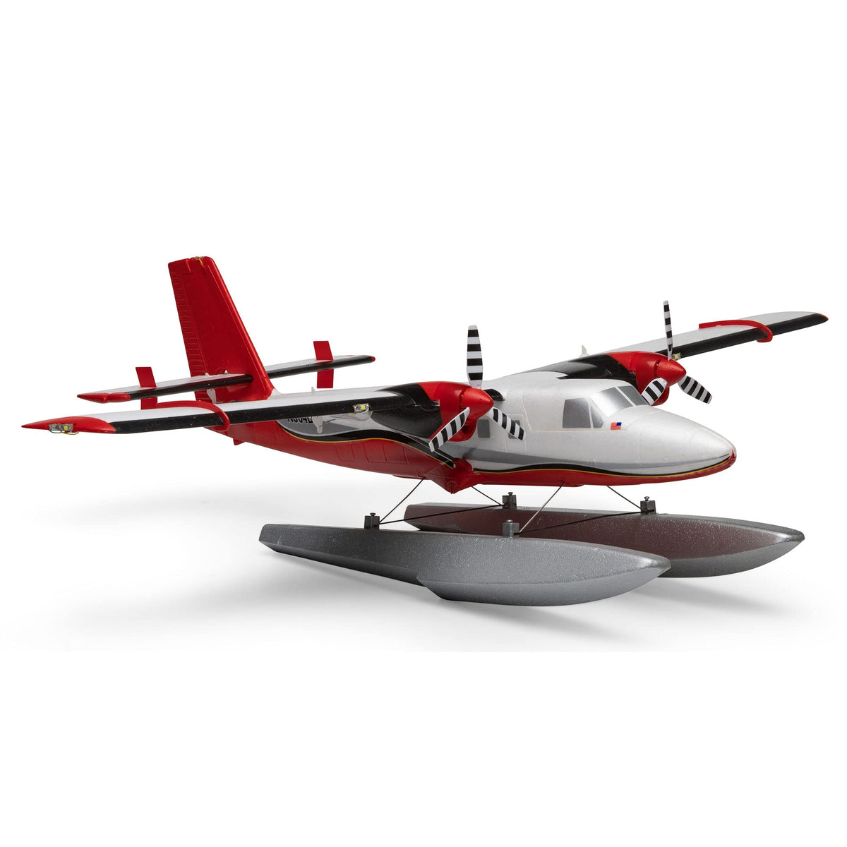 E-flite pre-bent wire struts maintain proper water stance and tracking