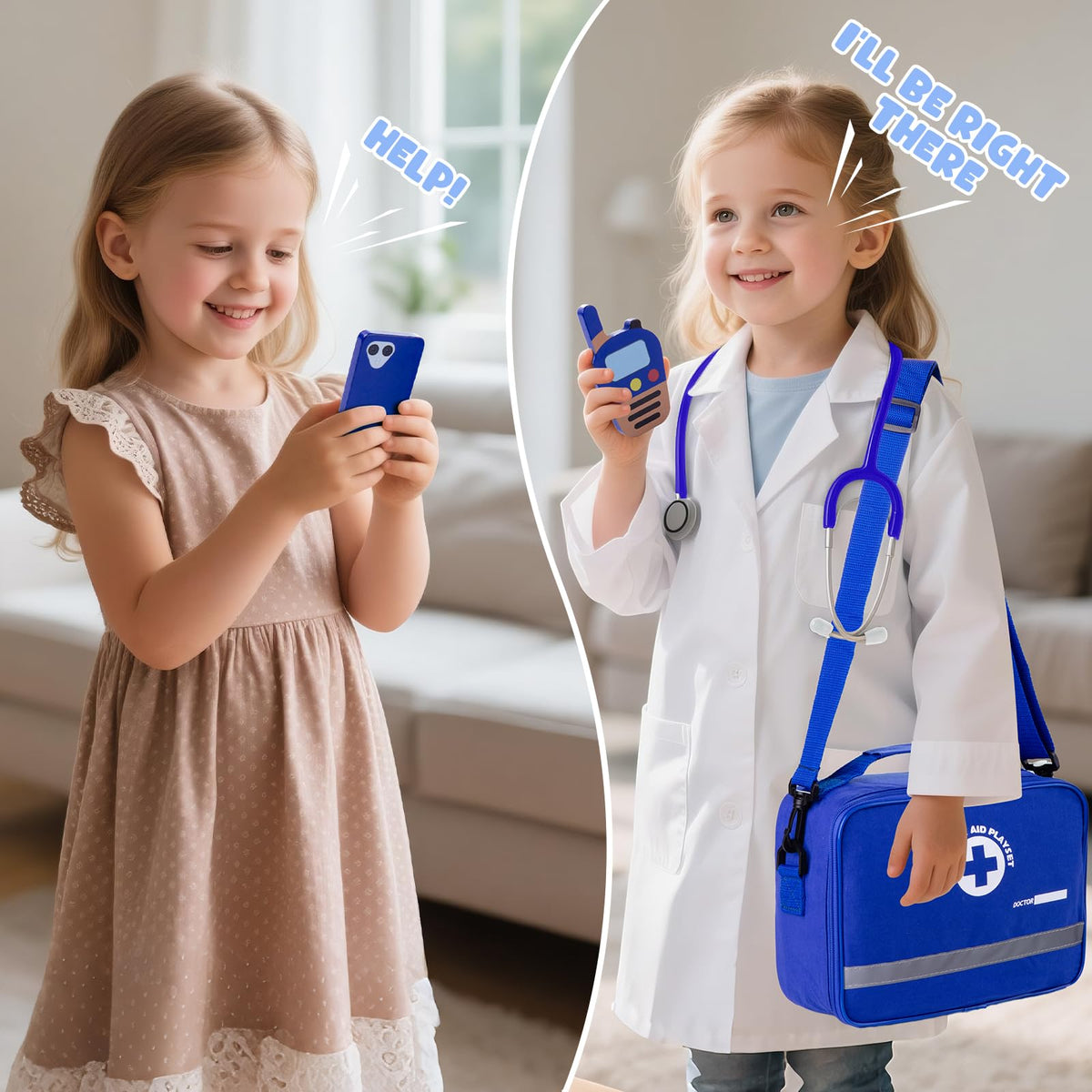 EFO SHM blood pressure cuff toy supports safe, hands-on pretend care.