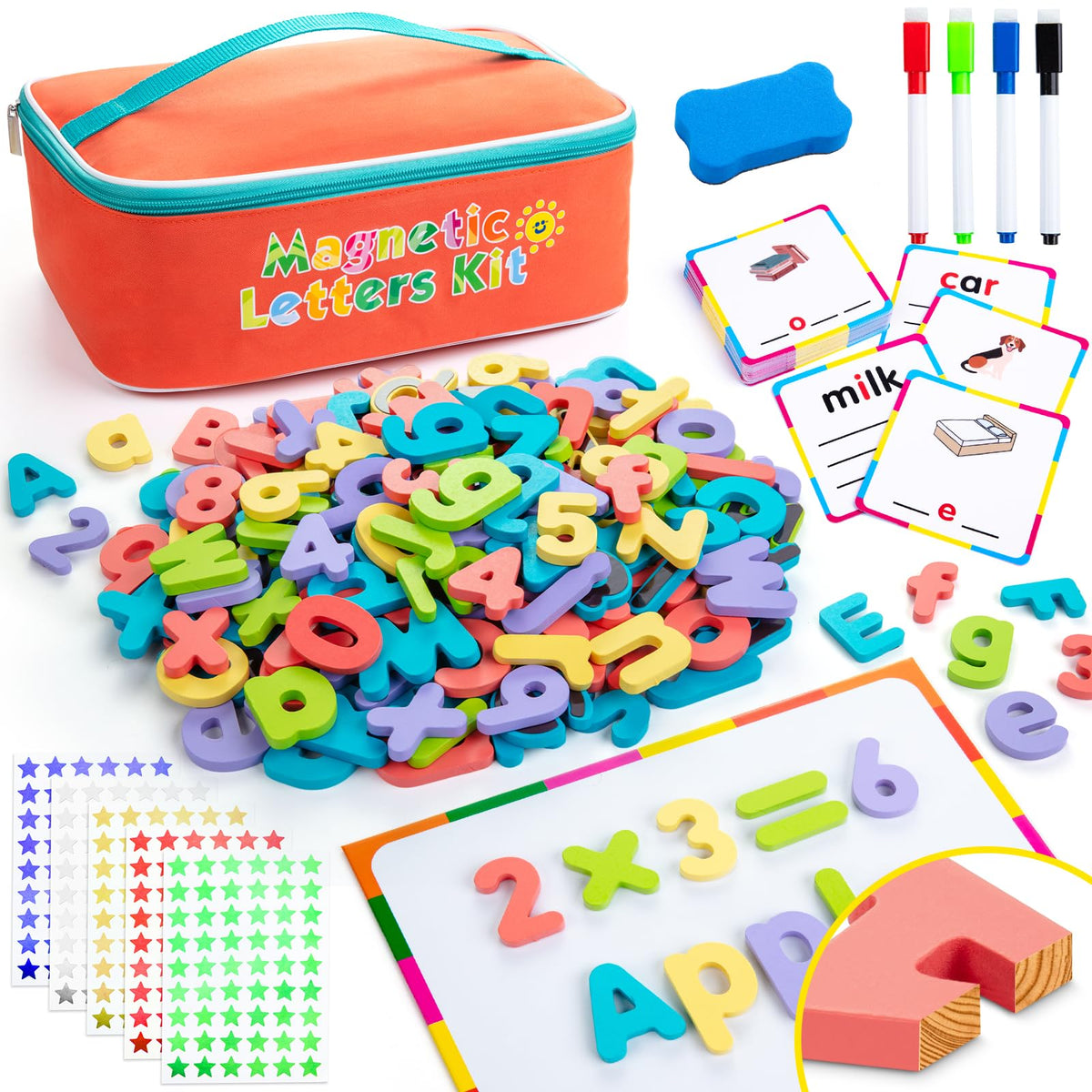 EFO SHM classroom letters on board for early spelling practice