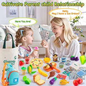 EFO SHM shopping bag and sling bag keeps toys organized for easy take-along play