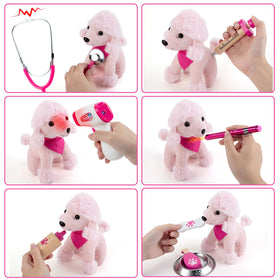 EFO SHM Thermometer and syringe for realistic vet pretend play.