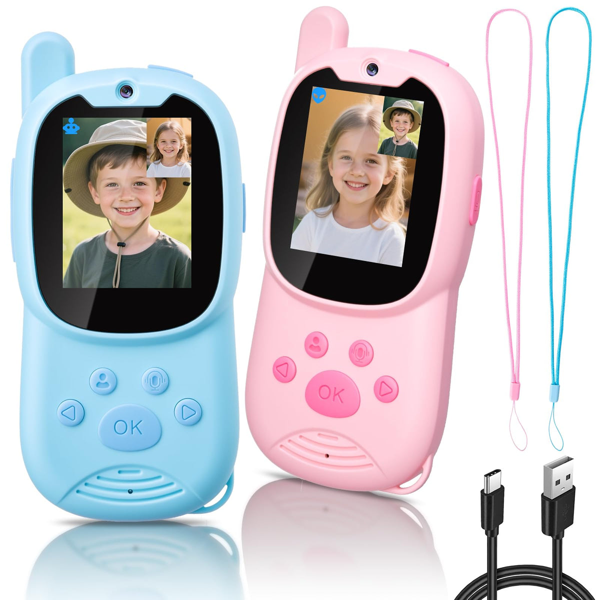 EFO SHM video walkie face-to-face call on IPS screen for interactive play