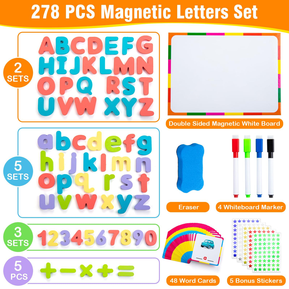 EFO SHM wooden alphabet letters laid out for word building