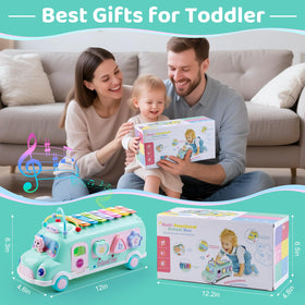 EFOSHM charming first birthday gifts with a friendly bus design.