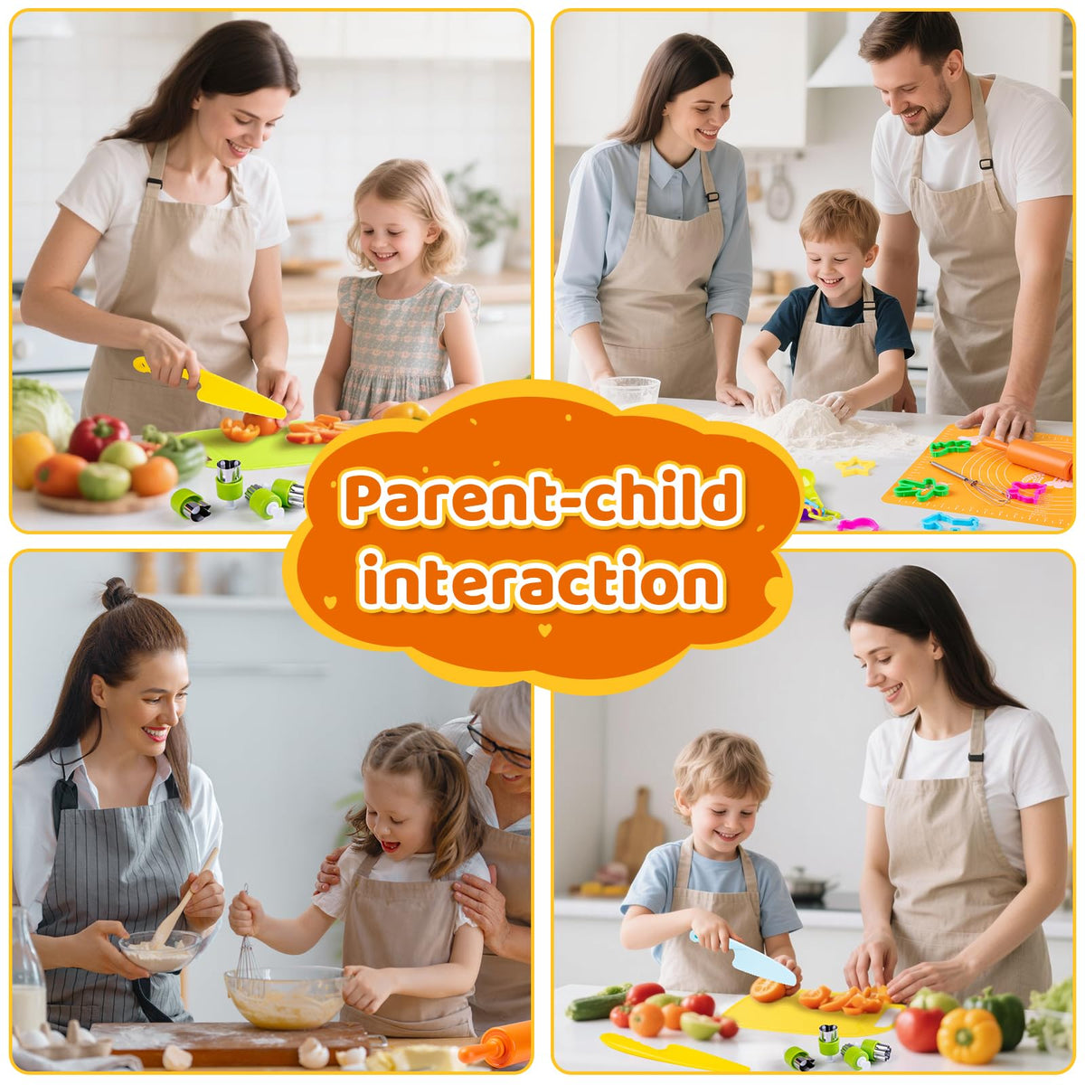 EFO SHM oven mitts protect little hands during pretend baking sessions