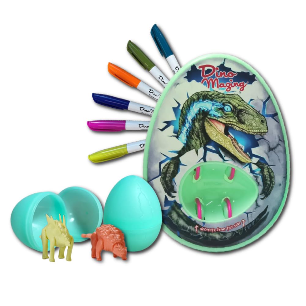 The Eggmazing Egg Decorator glow-in-the-dark eggs illuminate playful coloring for kids.