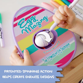 Eggmazing 8-color markers deliver quick-drying, non-toxic color for Easter eggs