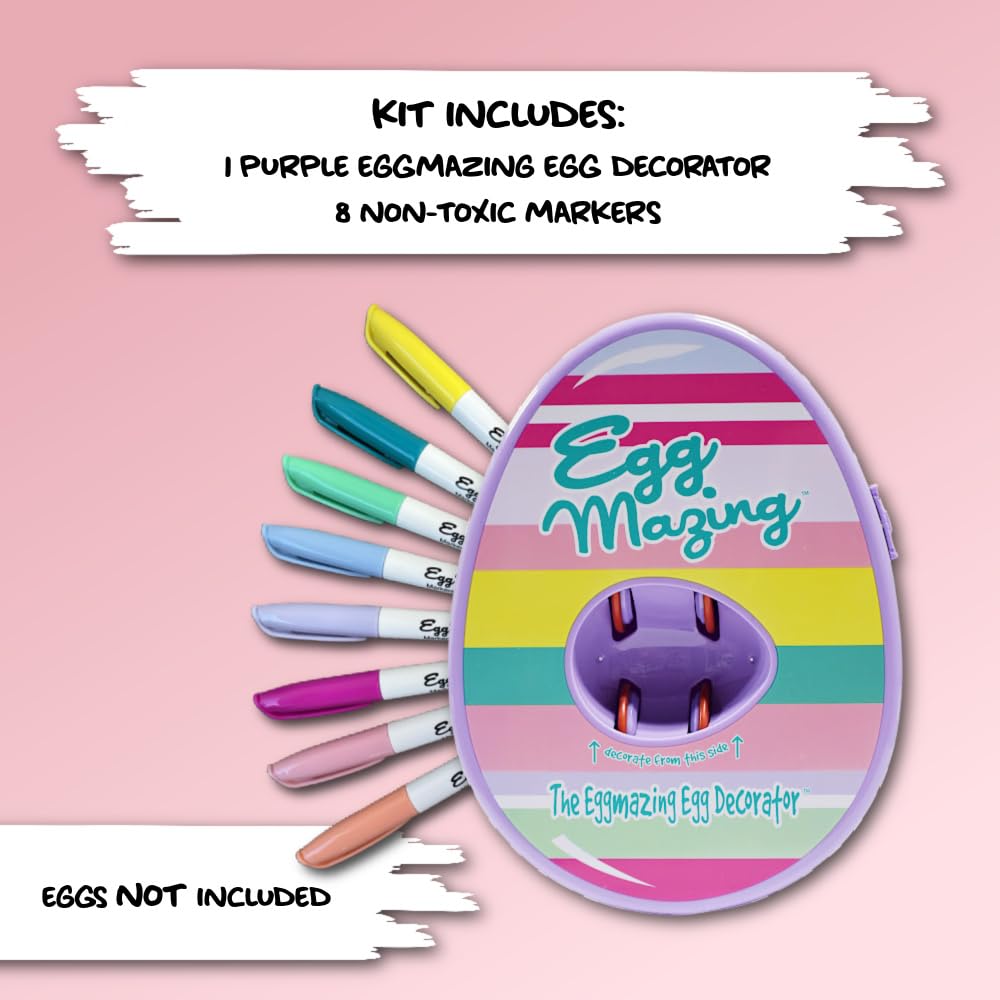 Eggmazing is ideal for family fun and classroom crafts