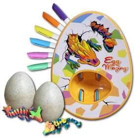 Eggmazing Egg Decorator spinner enables quick, mess-free dragon egg decorating.