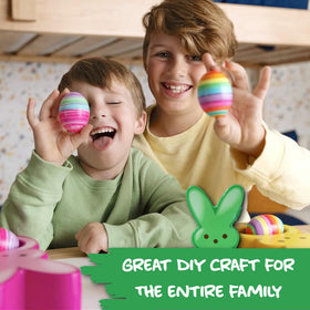 Family-friendly Eggmazing craft session for at-home fun