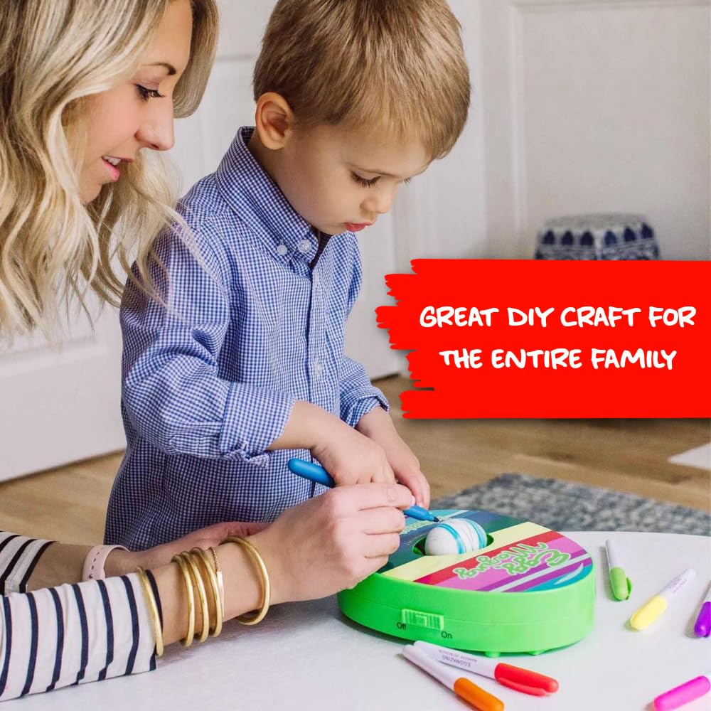 Eggmazing is easy for all ages to use and enjoy crafting eggs.
