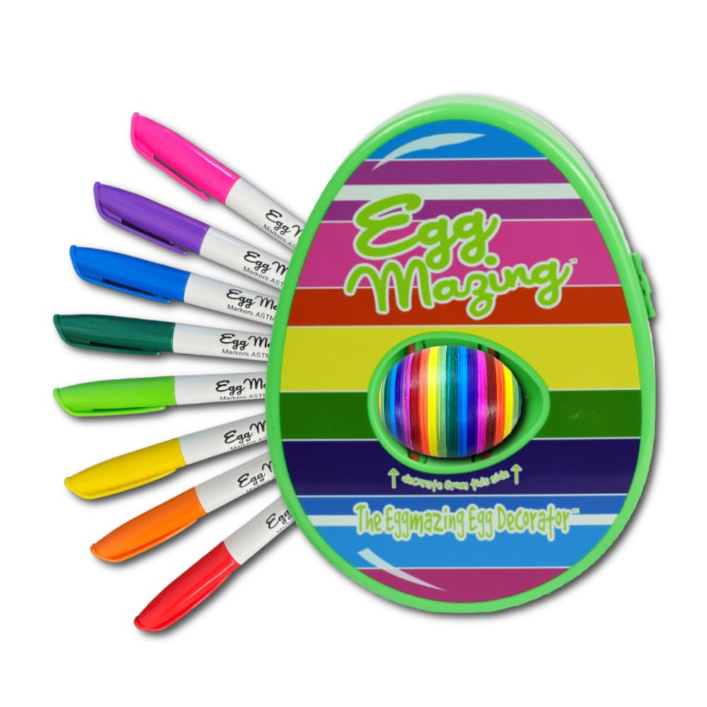 Eggmazing Egg Decorator kit overview for creative Easter egg decorating.