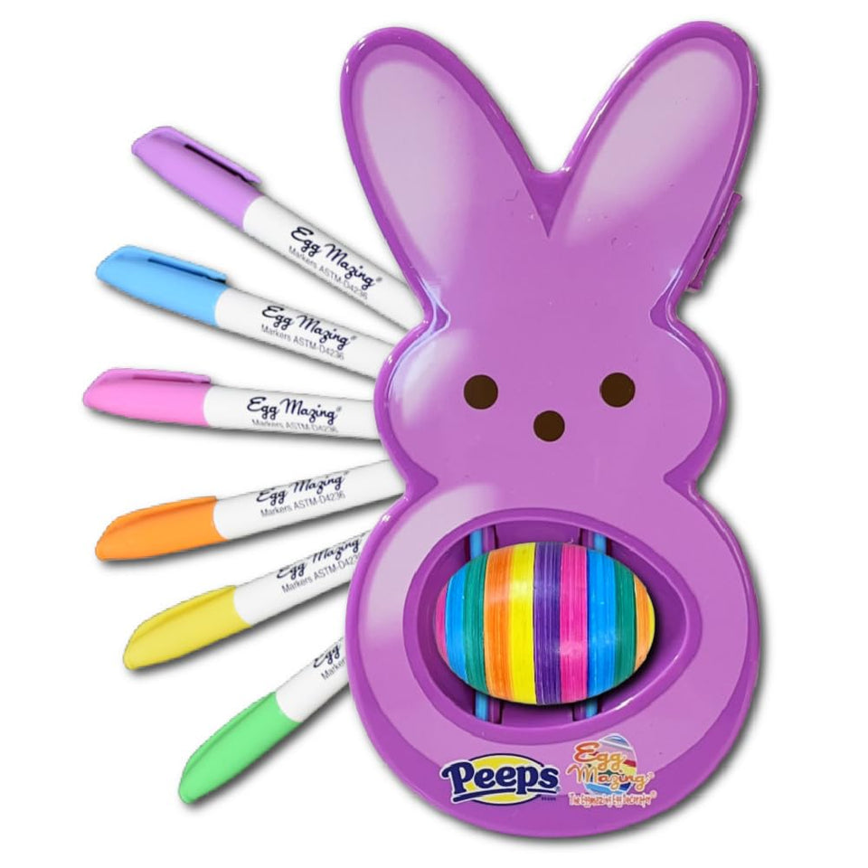 Eggmazing Egg Decorator spinner in action for color-filled Easter eggs