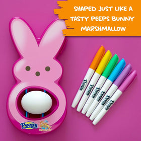 Eggmazing pink marker pens provide vibrant, quick-drying color on eggs.