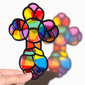EggSun PET sheets catch sunlight for vibrant stained-glass effects